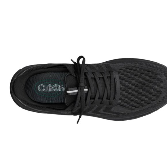 Orthofeet Men'sTilos Hands Free Running Shoes 20018 - Black - Picture 3 of 7